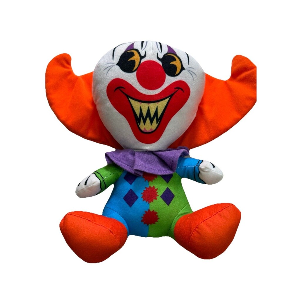 Toy Factory Scary Clown Stuffed Plush 10" "Terrifying Timmy" Creepy Clown